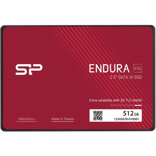 Silicon Power 512GB Endura E55 SATA III 2.5" Internal NAS SSD