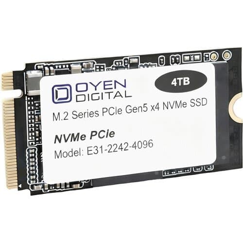 Oyen Digital 4TB NVMe PCIe 5.0 M.2 Internal SSD