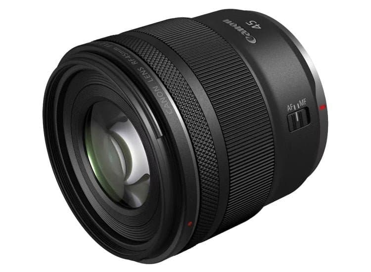 Canon RF 45mm F1.2 STM Black Lens