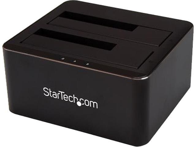 StarTech.com Dual Bay SATA HDD Docking Station for 2 x 2.5/3.5" SATA SSDs/HDDs-USB 3.0-SATA Hard Drive Docking Station