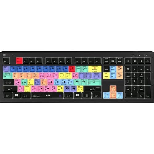 Logickeyboard ASTRA 2 Backlit Keyboard for Adobe Premiere Pro CC (Windows, US English)