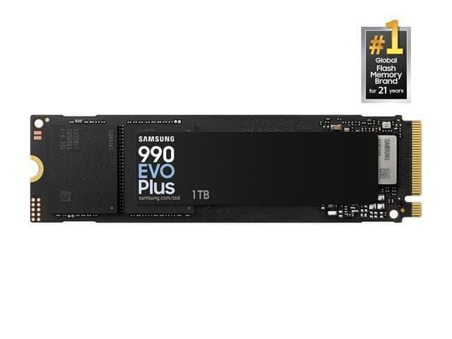 Samsung 1TB 990 EVO Plus PCIe 5.0 x2 M.2 Internal SSD