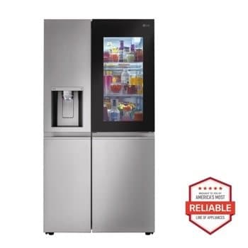 LG Smart Side-By-Side InstaView Door-in-Door Refrigerator with Craft Ice