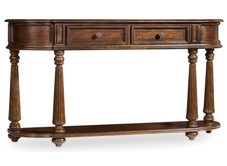 Hooker Furniture Leesburg Demilune Hall Console Table
