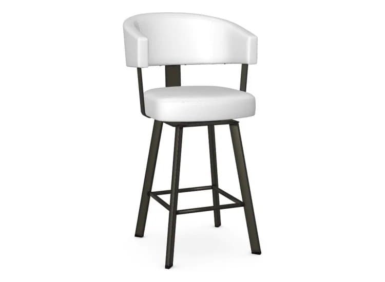 Amisco Grissom Harley/Blizzard Swivel Counter Stool