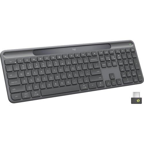 Logitech Signature Slim Solar+ Wireless Keyboard K980 for Business (Graphite)