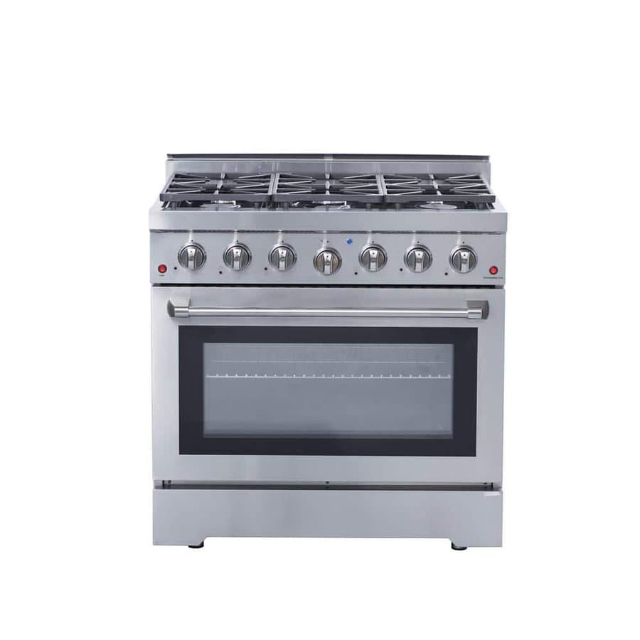 NXR Gas Ranges 6 36 Stainless Steel