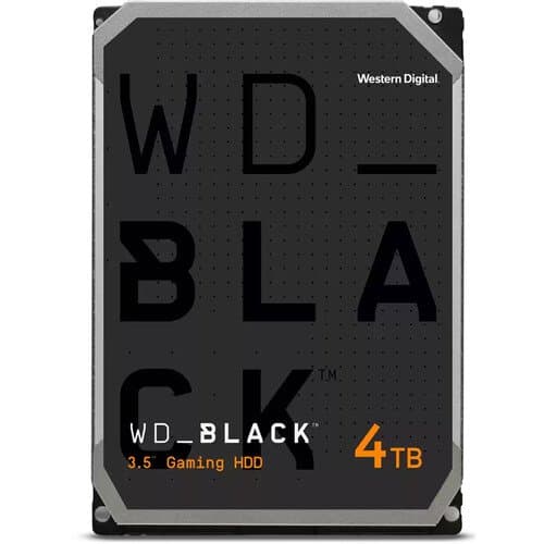 WD 4TB WD_BLACK 7200 rpm SATA III 3.5" Internal Gaming HDD (256MB Cache)