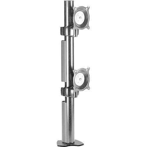 Chief KTC230S Dual Desk Clamp Flat Panel Mount (Silver)