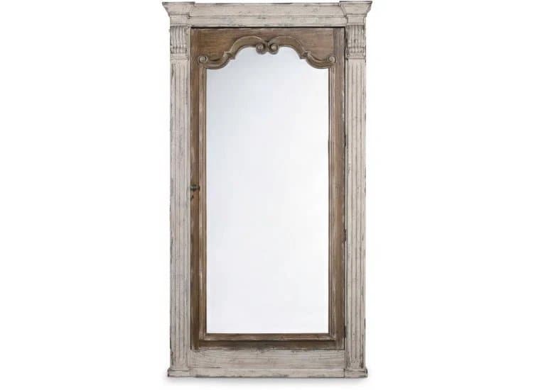 Hooker Furniture Accents Chatelet Floor Mirror w/ Jewelry Armoire Storage