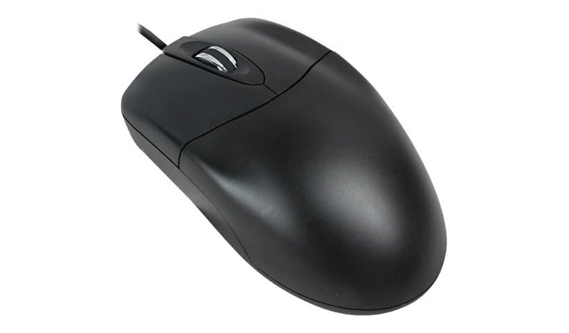 Adesso 3 Button Desktop Optical Scroll Mouse (USB, Black)
