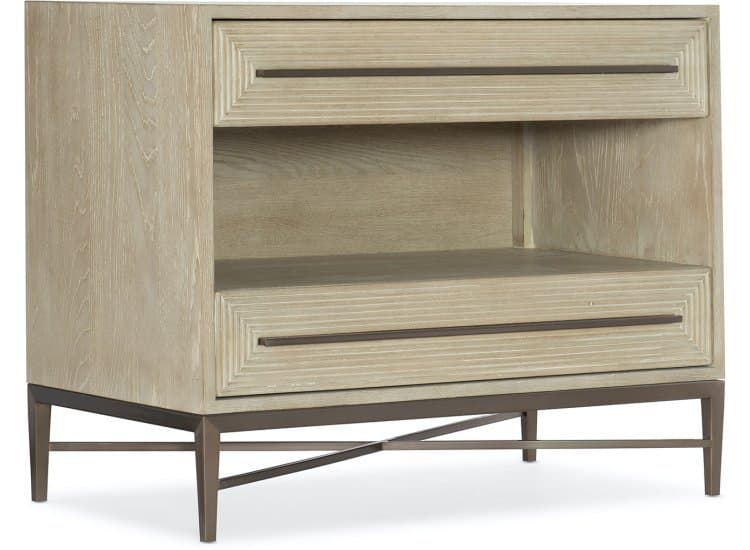 Hooker Furniture Bedroom Cascade Two-Drawer Nightstand