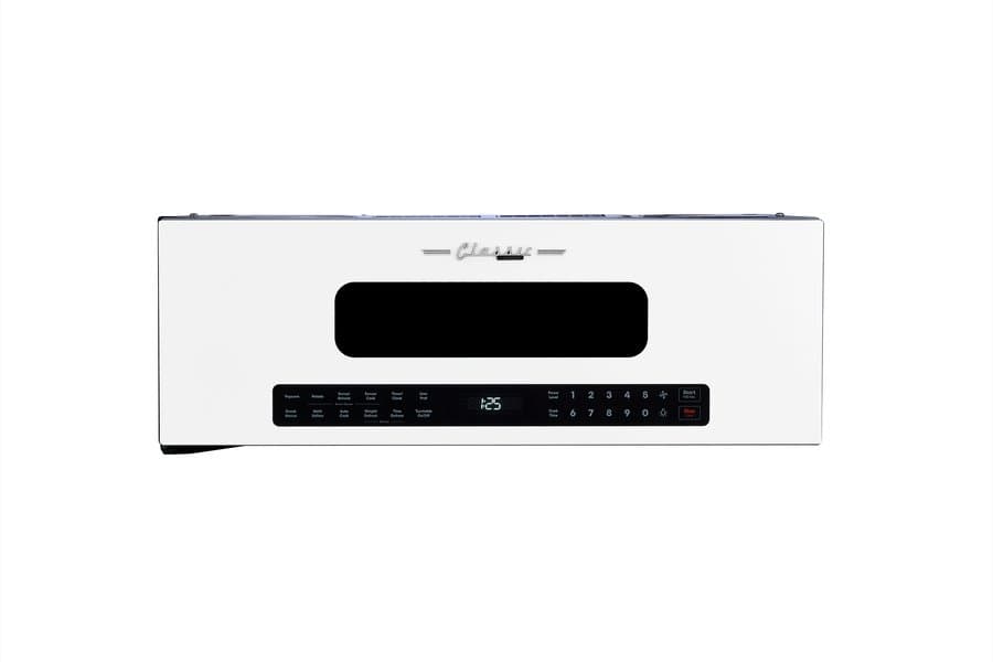 UNIQUE Classic Retro 1.2-cu ft Low Profile Over-the-Range Microwave with Sensor Cooking ( Summer Mint Green )