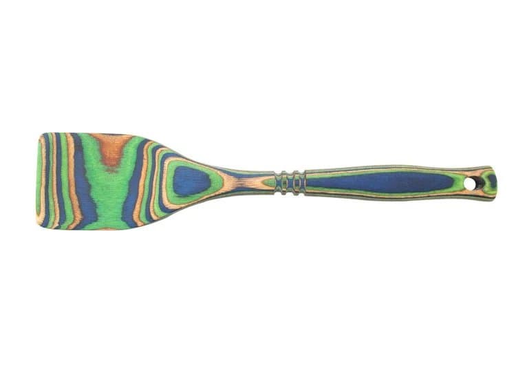Island Bamboo Peacock Pakka Wood Spatula