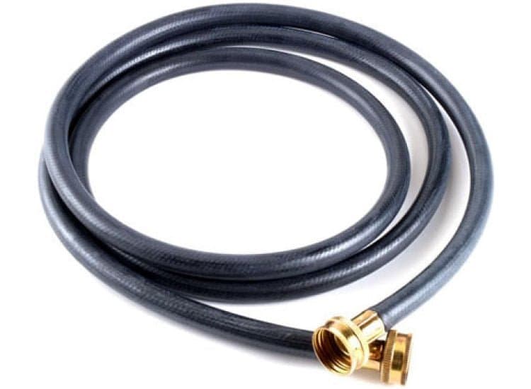 Abt 6 Foot Hot And Cold Rubber Washing Machine Hose 2-Pack