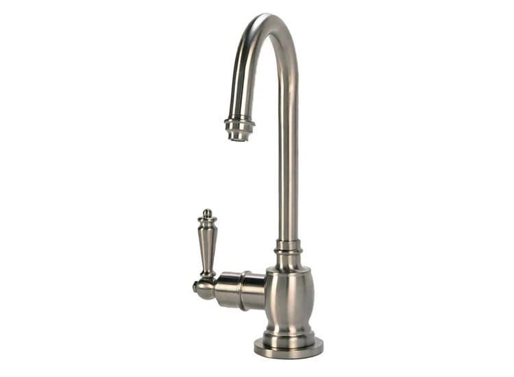 BTI Aqua-Solutions Traditional C-Spout Hot Only Filtration Faucet, Brushed Nickel