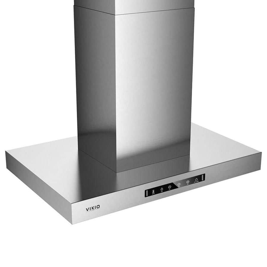30 in. 900 CFM Island Mount Range Hood in Stainless Steel with Gesture Sensing and Touch Control Switch Panel with light