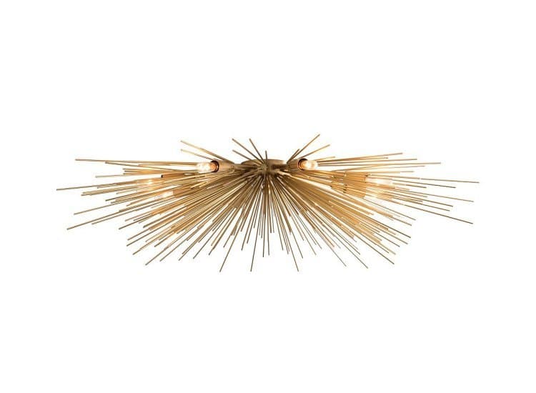 Arteriors Roxanne Antique Brass Flush Mount