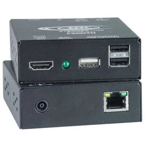 Network Technologies XTENDEX HDMI/USB KVM Extender via Cat 5/5e/6/7 Cable (300')