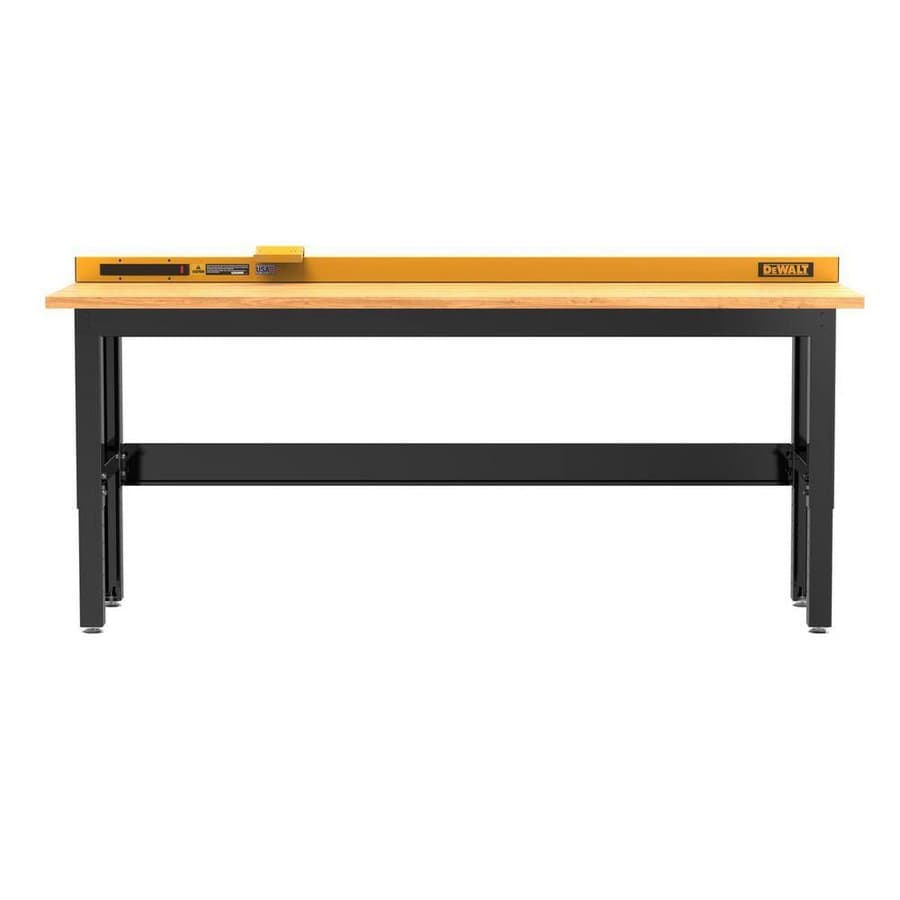 8 ft. W x 26 in. D Wood Top Workbench