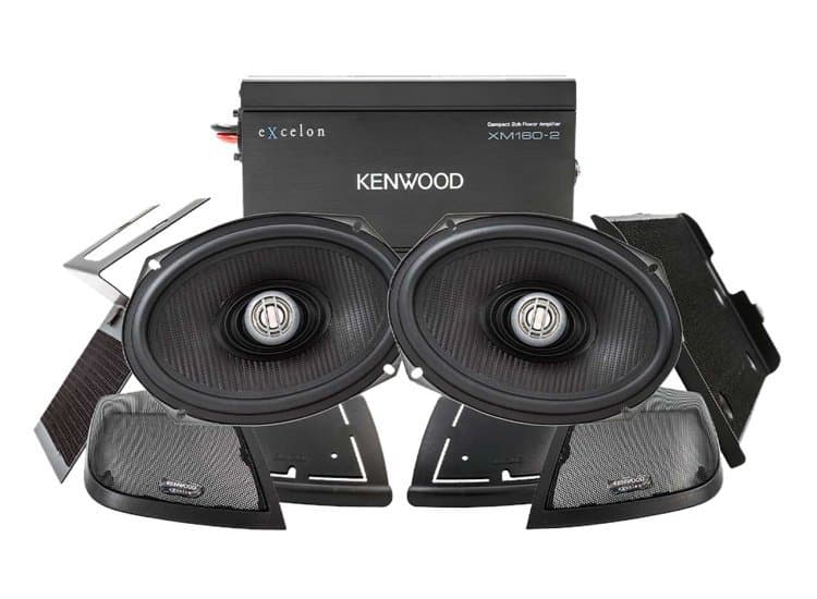 Kenwood Rear Amplifier Package For 2014+ Harley Davidson Motorcycles