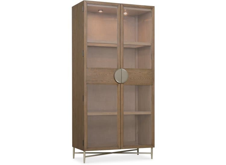 Hooker Furniture Casual Dining Sonnet Display Cabinet in Wren-6072-75906-85
