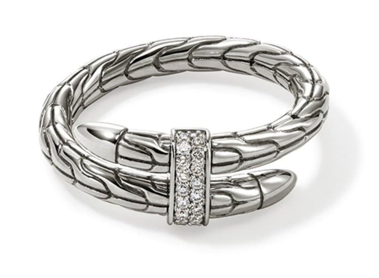 John Hardy Spear Ring with Diamonds