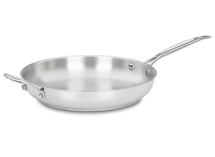 Cuisinart Chef's Classic 12" Stainless Steel Skillet With Helper Handle