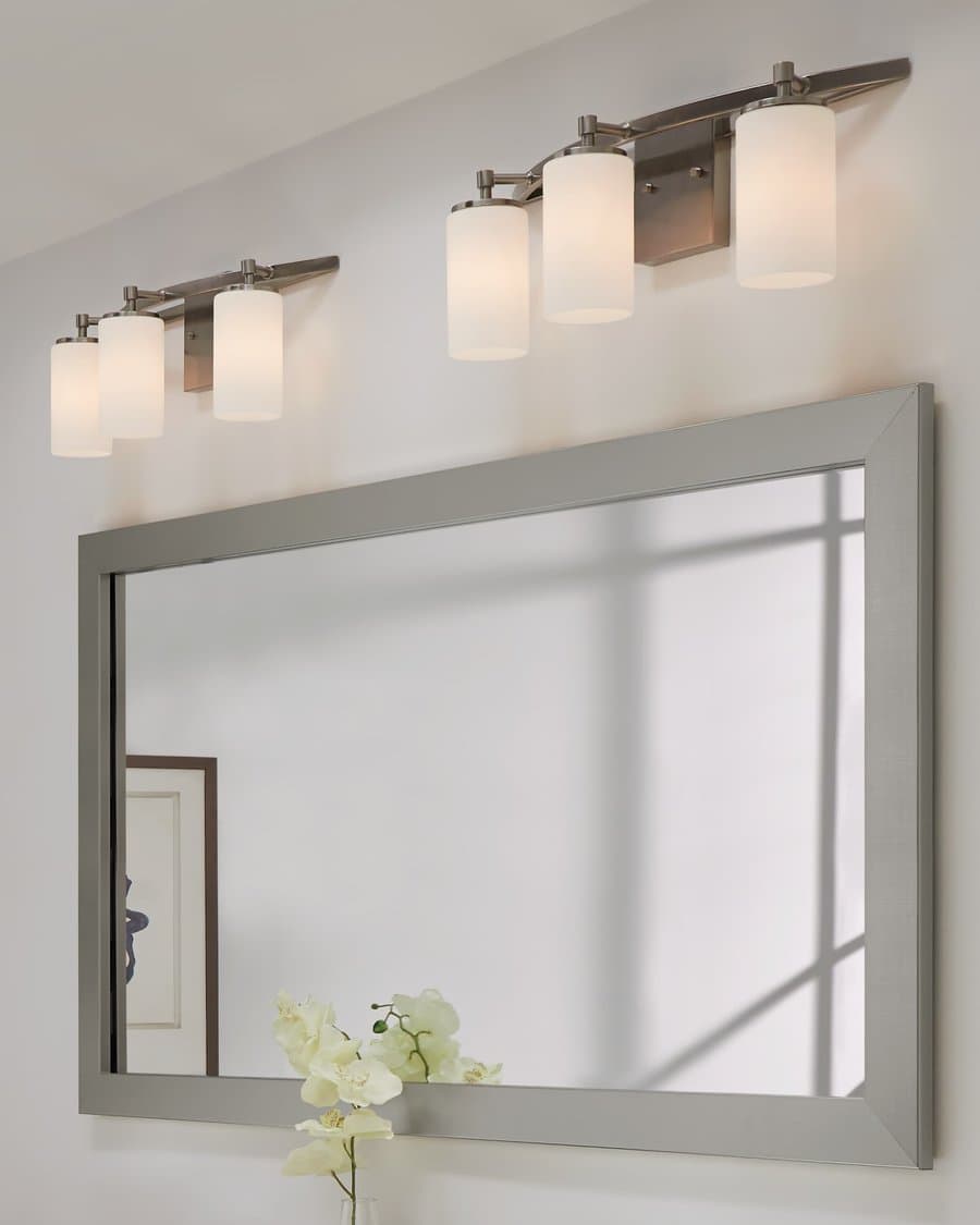 Generation Lighting Hettinger 29-in 4 Light Brushed Bronze Transitional Bathroom Vanity light