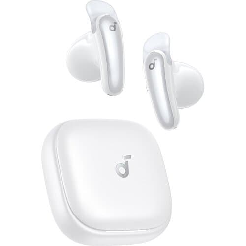 Soundcore by Anker Liberty Buds True Wireless Semi-In-Ear Earbuds with ANC (White)