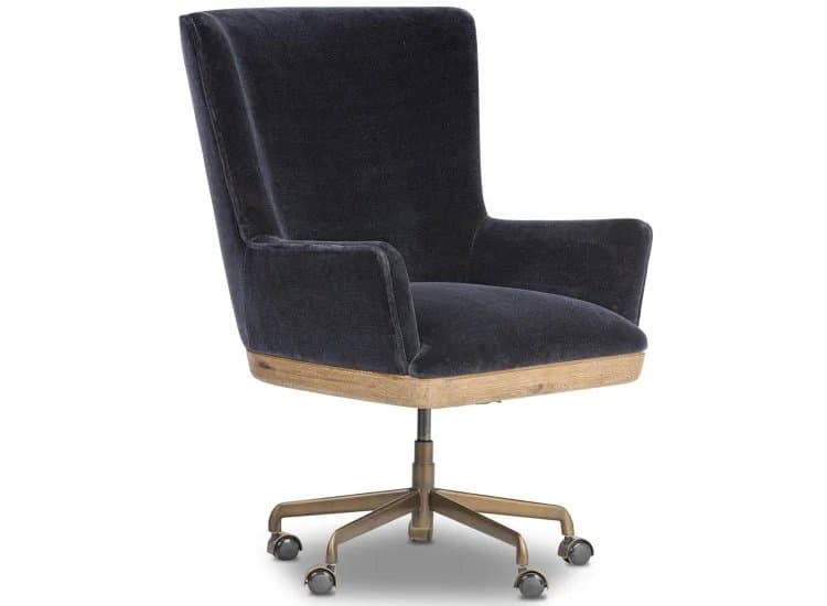 Four Office Chairs Fabric