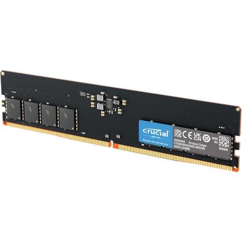 Crucial 16GB Desktop DDR5 5600 MHz UDIMM Memory Module