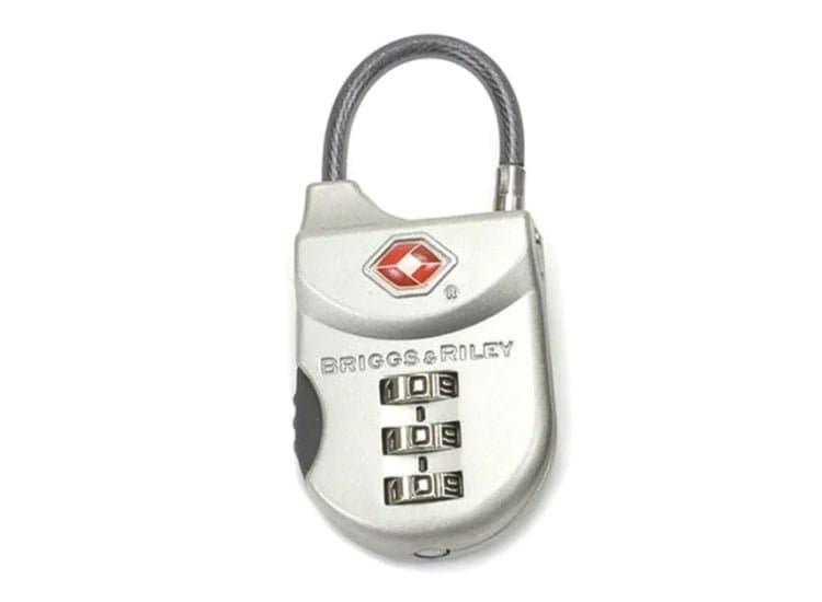 Briggs & Riley TSA Cable Luggage Lock, Olive-Metal