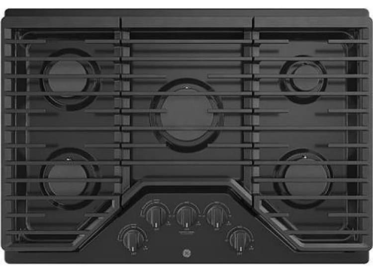 GE 30" Gas Cooktop Black