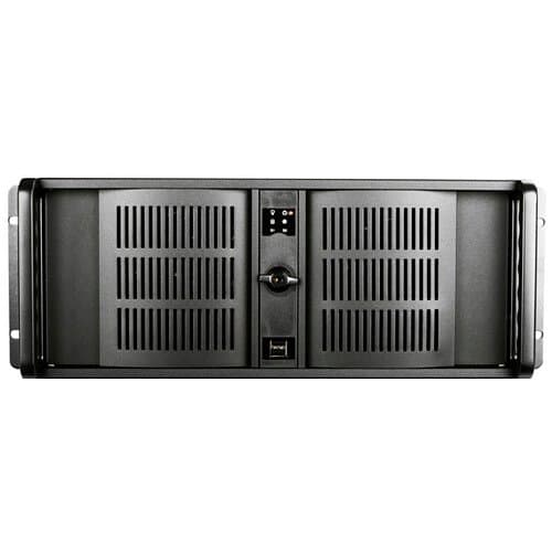iStarUSA D-400L-7 4U High Performance Rackmount Chassis with Black Bezel
