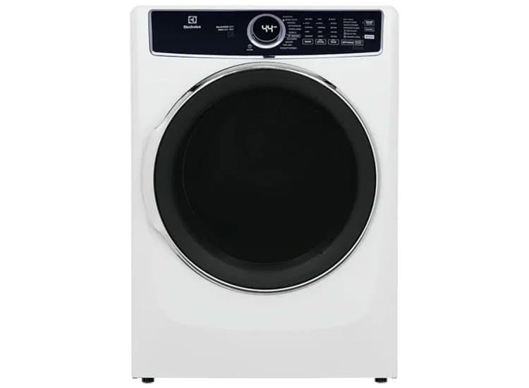 Electrolux 8 Cu. Ft. White Front Load Perfect Steam Electric Dryer With Balanced Dry & Instant Refresh - ELFE7637AW
