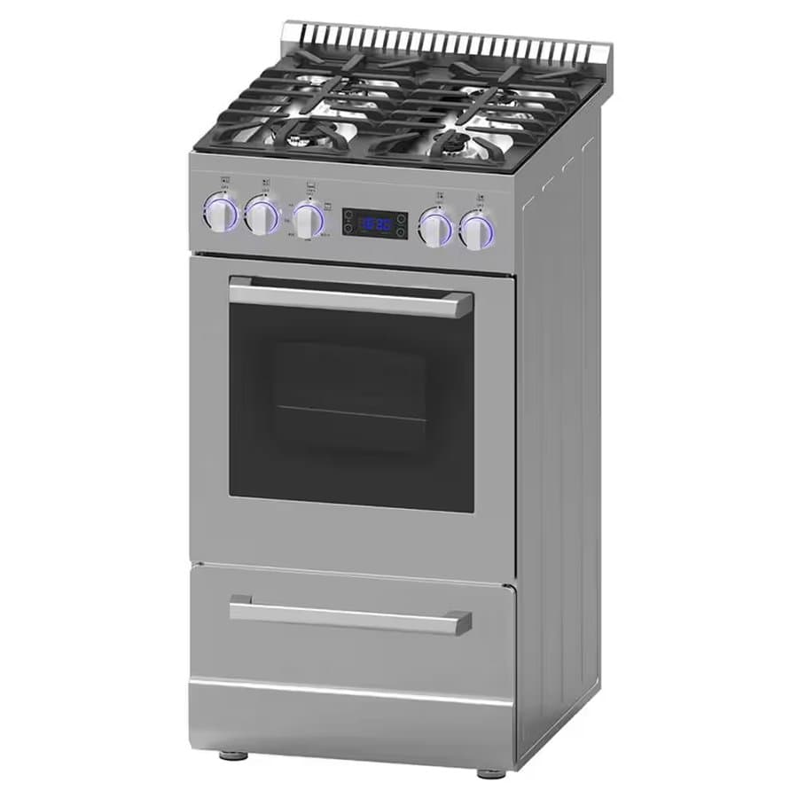 Avanti 20" Gas Range Stainless Steel