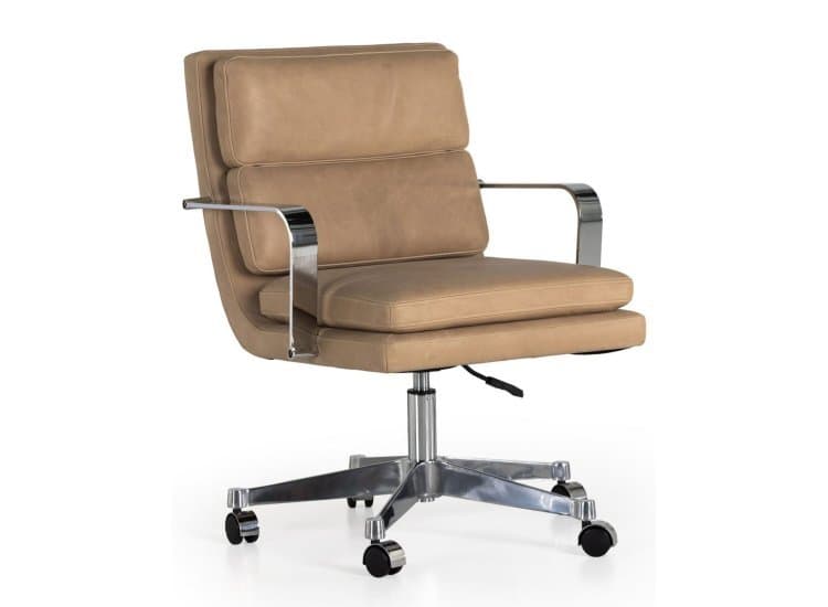 Four Office Chairs Leather