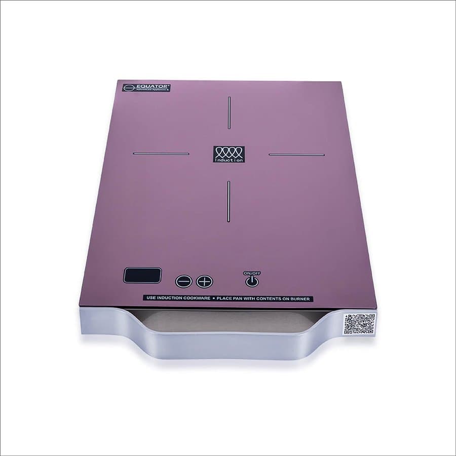Equator Advanced Appliances LIGHT Aluminum Handle 11-inch Portable 1 Burner Induction Cooktop