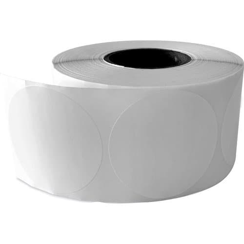 Primera 2.5" Circle Premium Gloss Paper Roll for LX400 and LX500 (White, 825 Labels per Roll)