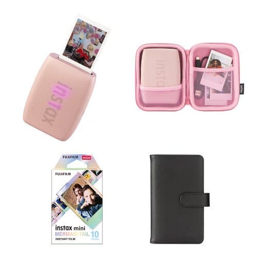 FUJIFILM instax mini Link 3 Smartphone Printer (Rose Pink)