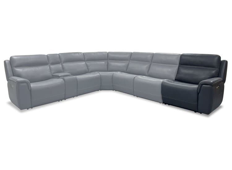 Flexsteel Sawyer RAF Power Recliner with Power Headrest and Lumbar