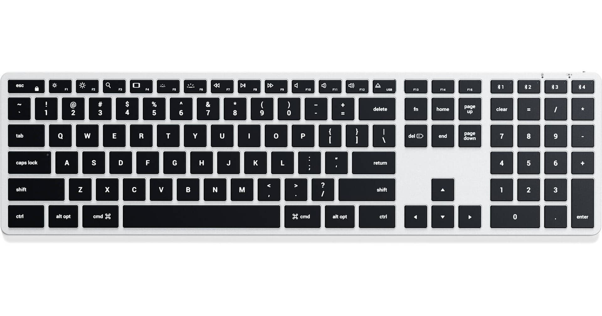 Satechi Slim X3 Bluetooth Backlit Keyboard (Silver)