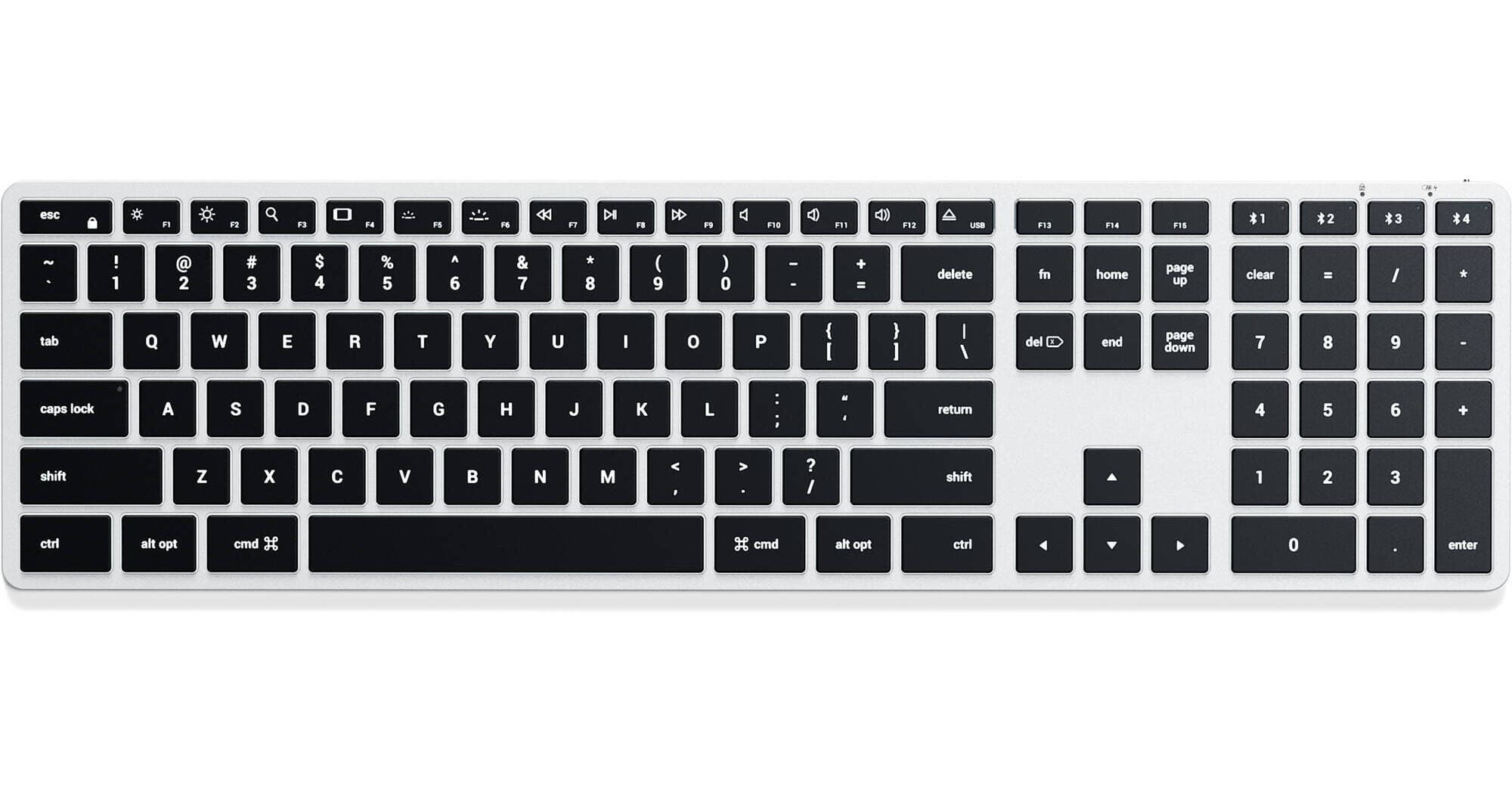 Satechi Slim X3 Bluetooth Backlit Keyboard (Silver)
