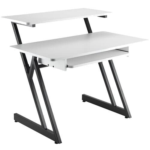 On-Stage WS7500 Studio Workstation (White Wood with Black Steel)