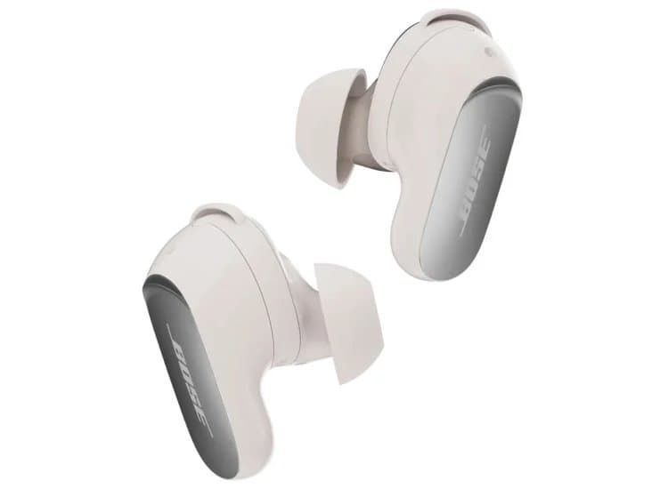 Bose QuietComfort Ultra Wireless Noise Cancelling Earbuds (2nd Gen), White Smoke