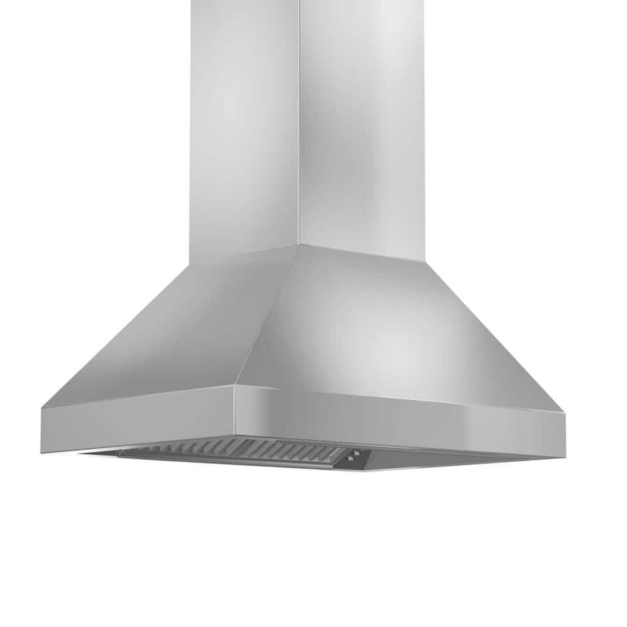 36 in. 500 CFM Ducted Island Mount Range Hood, Stainless Steel
