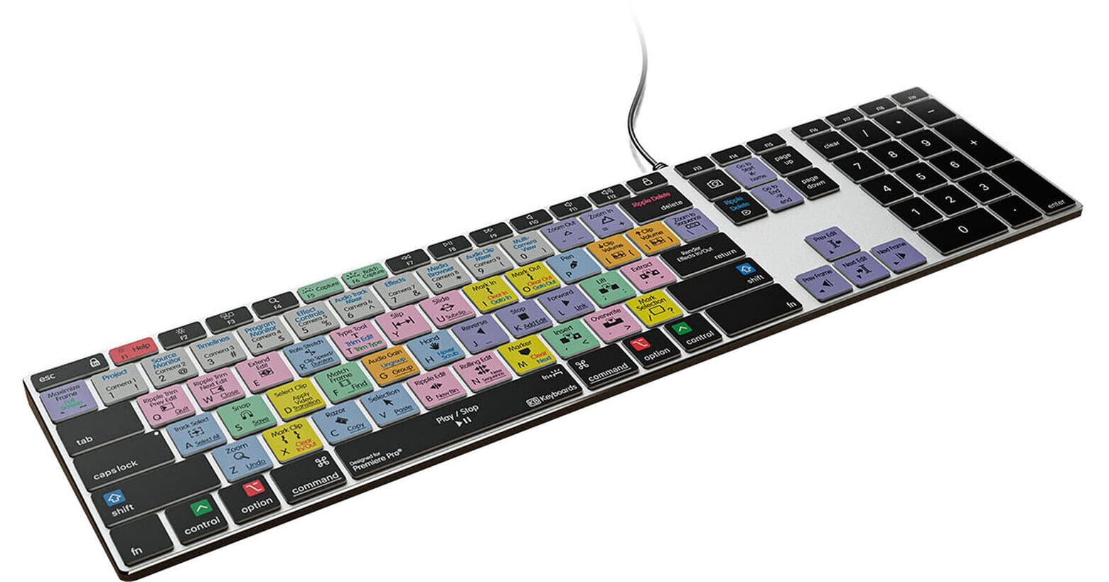KB Covers Backlit Adobe Premiere Pro Keyboard (macOS)