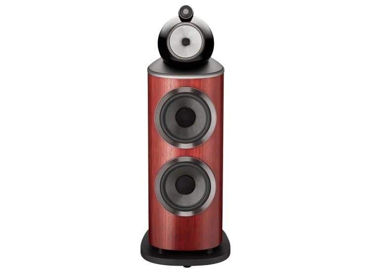 Bowers & Wilkins 800 Series Diamond 801 D4 Satin Rosenut 3-Way Floorstanding Speaker (Each)
