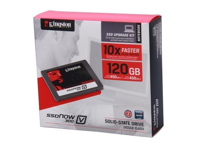 Kingston SSDNow V300 Series 2.5" 120GB SATA III Internal Solid State Drive (SSD) SV300S3N7A/120G
